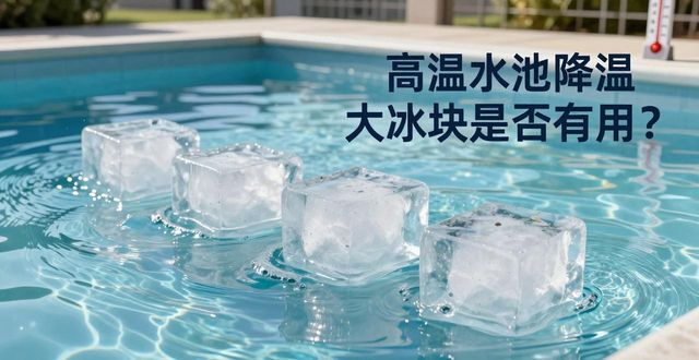 闵行区高温水池降温大冰块，到底管不管用？